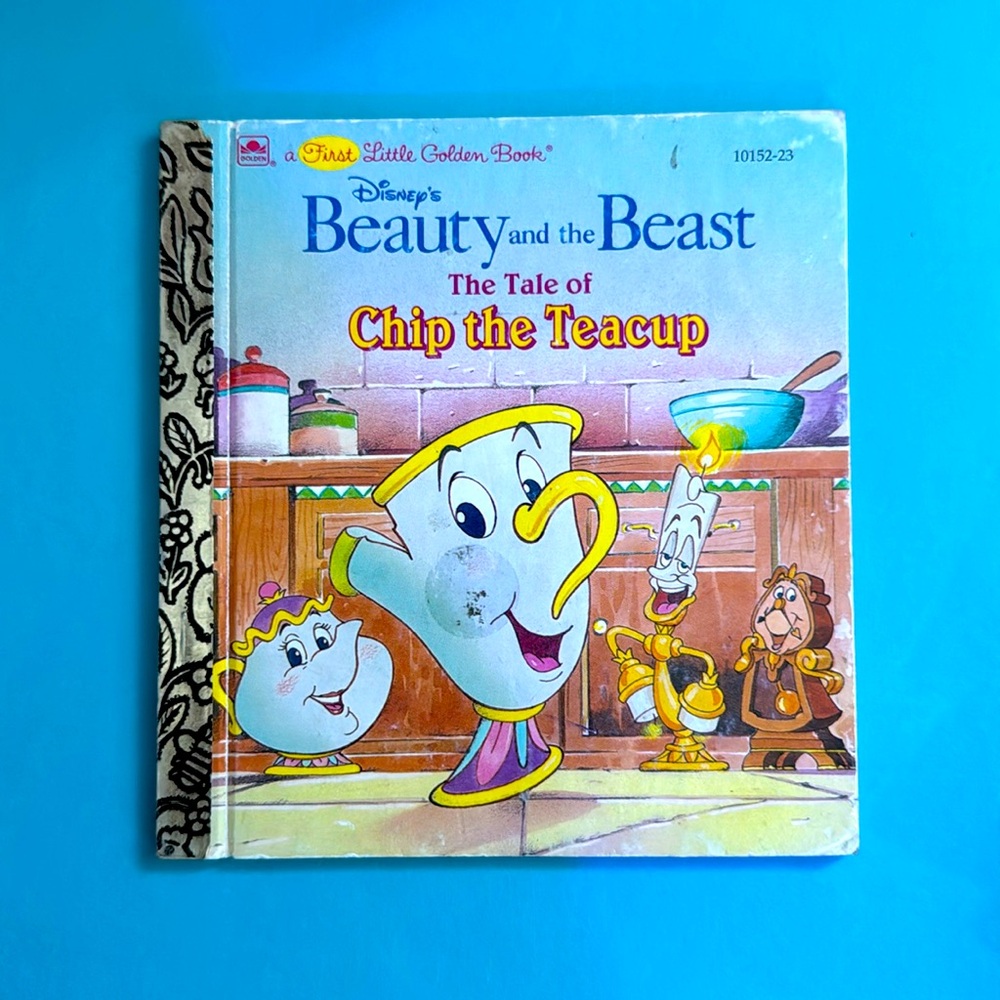 3/$15 Beauty and the Beast 1992 Little Golden Book